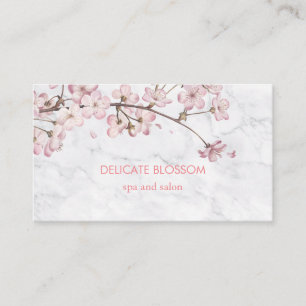 Tarjeta De Visita Moda Mármol Delicado Moderno