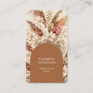 Tarjeta De Visita Moda moderna Boho floral bohemio