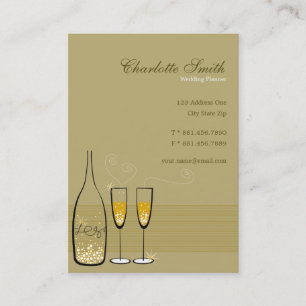 Tarjeta De Visita Moda moderna con clase burbujeante de oro elegante