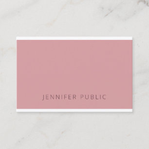 Tarjeta De Visita Moda moderna de la plantilla del diseño simple de