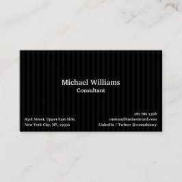 Tarjeta De Visita Moda moderna del patrón geométrico de las bandas n