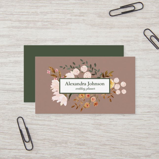 Tarjeta De Visita Moda moderna Relieve metalizado Gold Leaf de lujo (Anverso/Reverso In Situ)