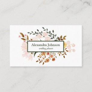 Tarjeta De Visita Moda moderna Relieve metalizado Gold Leaf de lujo