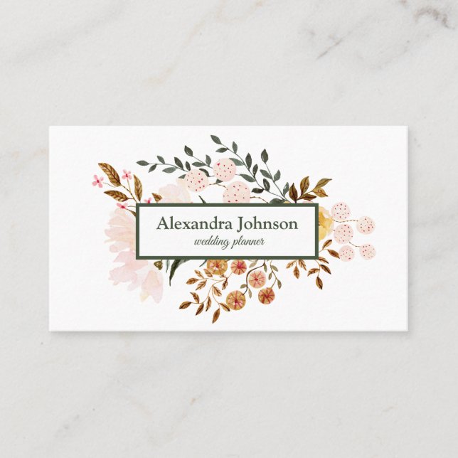 Tarjeta De Visita Moda moderna Relieve metalizado Gold Leaf de lujo (Anverso)