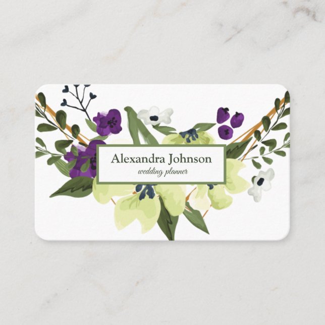 Tarjeta De Visita Moda moderna Relieve metalizado Gold Leaf de lujo (Anverso)