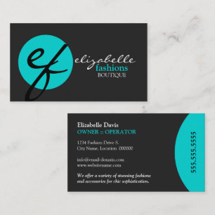 Tarjeta De Visita Moda moderna y elegante