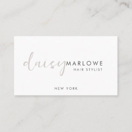 Tarjeta De Visita Moda Moderno de estilo Minimalista