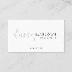 Tarjeta De Visita Moda Moderno de estilo Minimalista