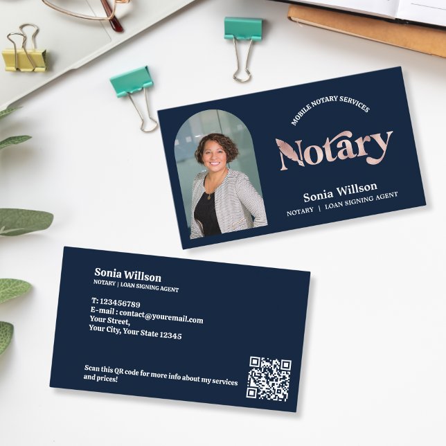 Tarjeta De Visita Moda notario de la Marina préstamo público firma f (Subido por el creador)