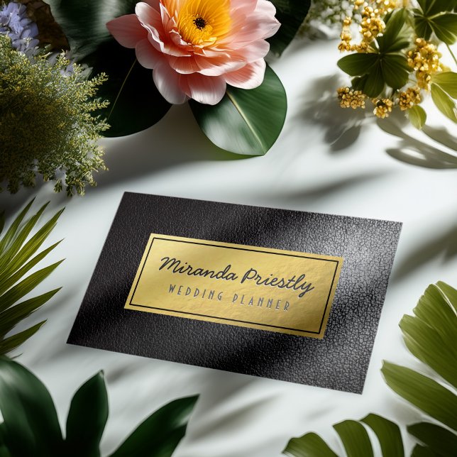 Tarjeta De Visita Moda Relieve metalizado dorado falso textura de cu (Subido por el creador)