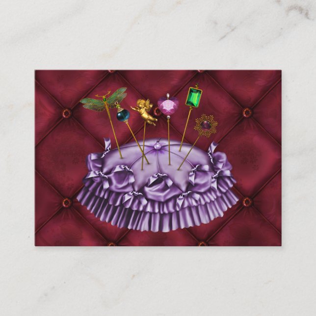 Tarjeta De Visita Moda / Seamstress / Upholstery - SRF (Anverso)