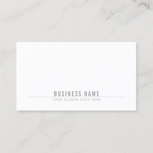 Tarjeta De Visita Moda simple y moderna profesional elegante (Anverso)