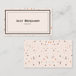 Tarjeta De Visita Moda terrazo