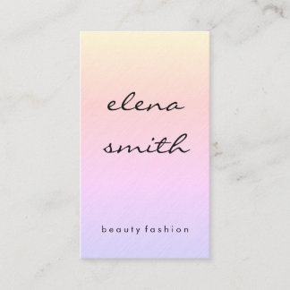 Tarjeta De Visita Moda textura Minimalista