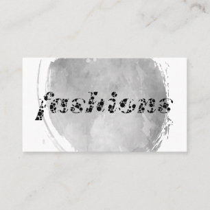 Tarjeta De Visita Modas / Pincel acuarela