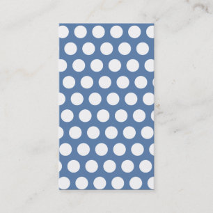 Tarjeta de visita modelada del polkadot