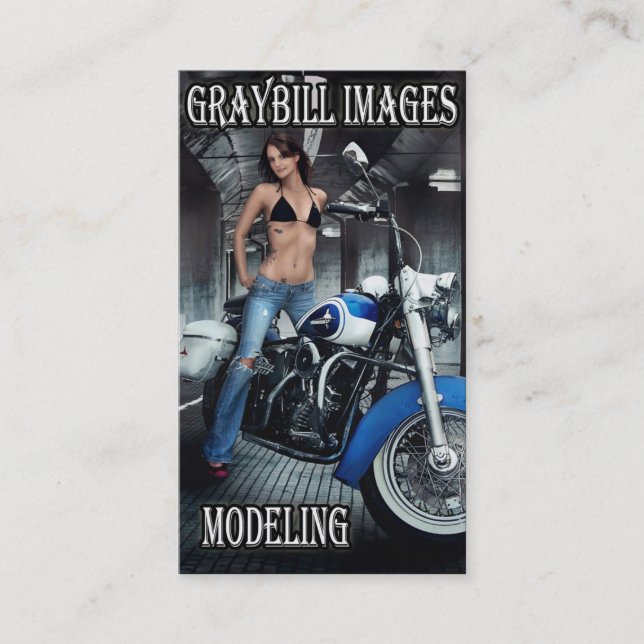 Tarjeta De Visita Modelado de las imágenes de Graybill (Anverso)