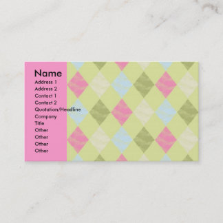 Tarjeta De Visita Modelo brillante del diamante