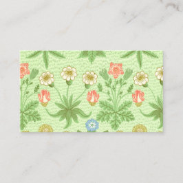 Tarjeta De Visita Modelo de la margarita de William Morris