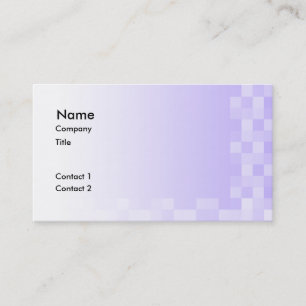 Tarjeta De Visita Modelo de las casillas blancas púrpuras y de la