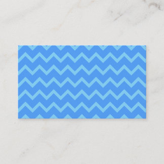 Tarjeta De Visita Modelo de zigzag azul