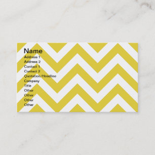 Tarjeta De Visita modelo de zigzag de oro de los galones