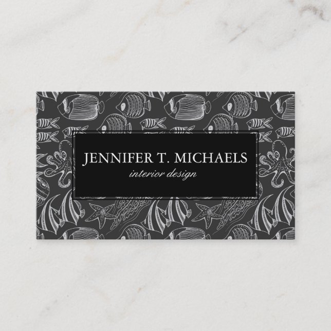 Tarjeta De Visita Modelo del Mar Negro (Anverso)