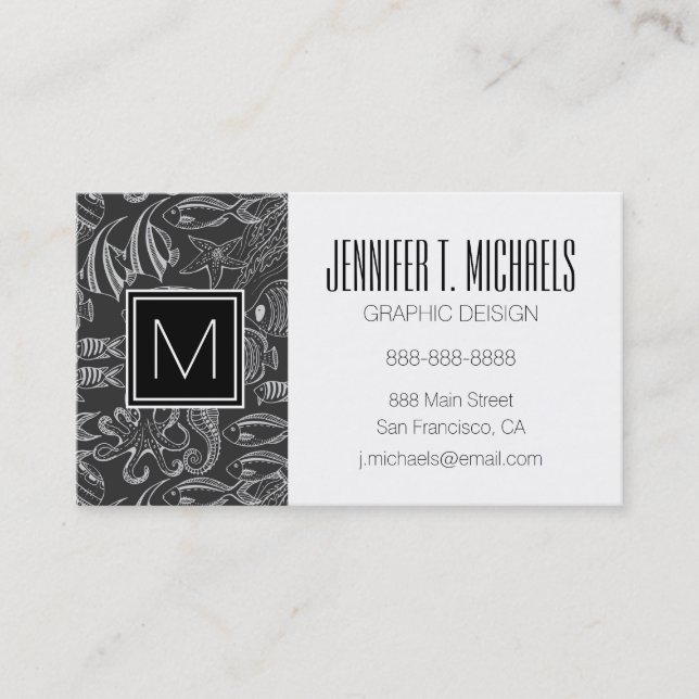 Tarjeta De Visita Modelo del Mar Negro (Anverso)