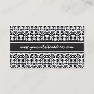 Tarjeta De Visita Modelo floral del estilo de Papercut del arte