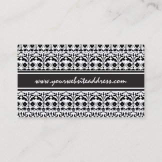 Tarjeta De Visita Modelo floral del estilo de Papercut del arte