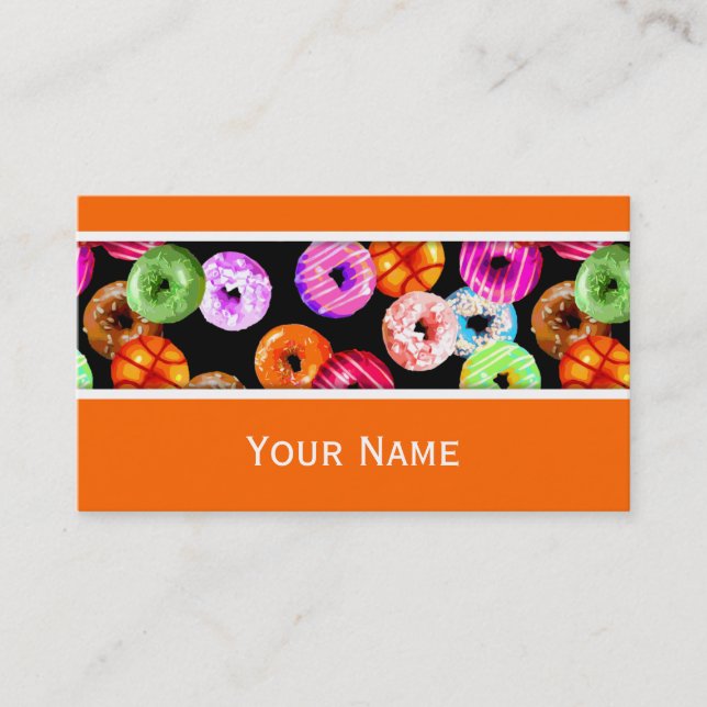 Tarjeta De Visita Modelo inconsútil de los anillos de espuma + su (Anverso)