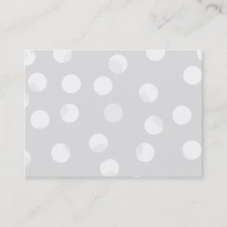 Tarjeta De Visita Modelo manchado gris claro y blanco