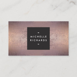 Tarjeta De Visita Modelo moderno de lluvia confetti de Rubor