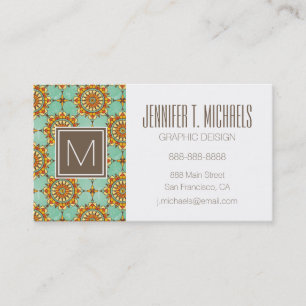 Tarjeta De Visita Modelo ornamental