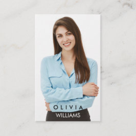 Tarjeta De Visita Modelos de actor Dancer Photo Transparent Gradient