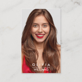 Tarjeta De Visita Modelos de actor Dancer Photo Transparent Gradient