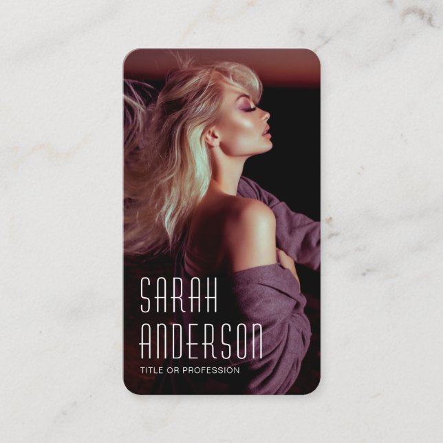 Tarjeta De Visita Modelos de moda bailarinas, actriz y fotógrafa  (Anverso)