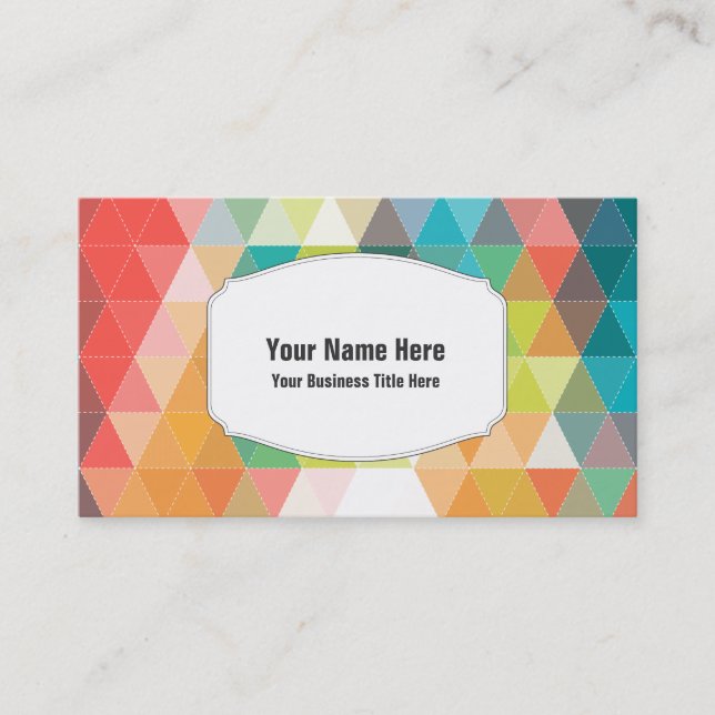 Tarjeta De Visita Modelos frescos de la cadera (Anverso)