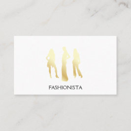 Tarjeta De Visita Modelos (oro)