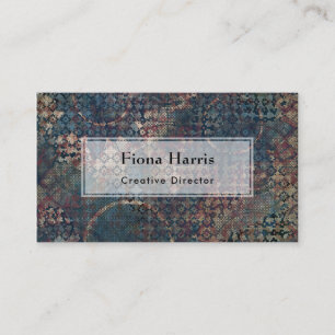 Tarjeta De Visita Modelos sucios con el remiendo sucio de texturas