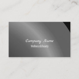 Tarjeta De Visita Moderado Black Modern Neat Sombreado