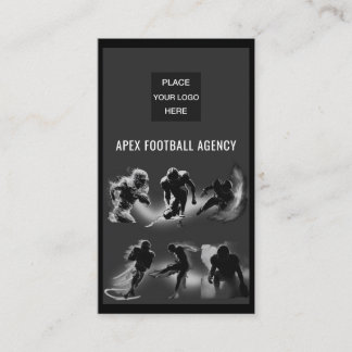 Tarjeta De Visita Modern American Football Sports Management