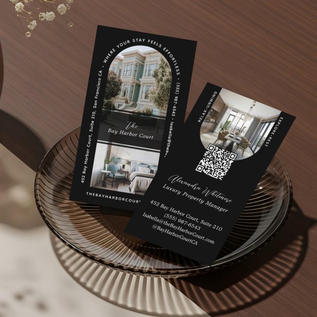 Tarjeta De Visita Modern Arch Photos Home Rental Property Manager (Modern Arch Photos Home Rental Property Manager Business Card)