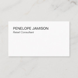 Tarjeta De Visita Modern Black and White