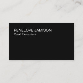 Tarjeta De Visita Modern Black and White