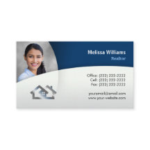 Modern Blue Photo Real Estate