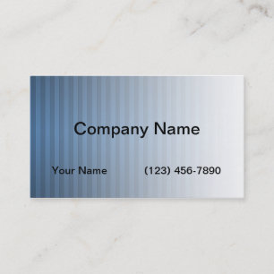 Tarjeta De Visita Modern Blue stripes fade