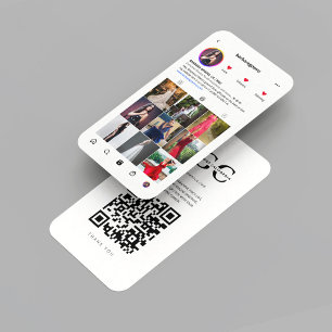 Tarjeta De Visita Modern Bridal Boutique Wedding Planner Instagram