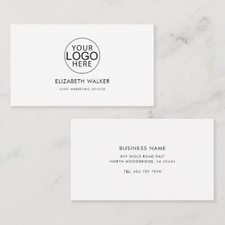 Tarjeta De Visita Modern Company Logo Employees