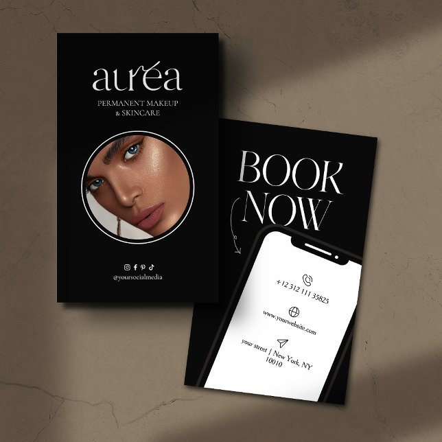 Tarjeta De Visita Modern Cosmetic Beauty Business Card (Subido por el creador)